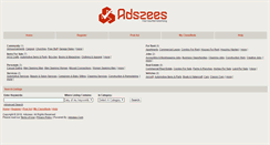 Desktop Screenshot of adszees.com