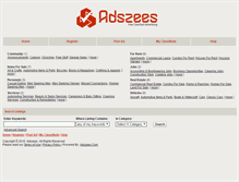 Tablet Screenshot of adszees.com